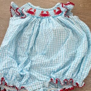 Blue and Red Kids One Piece